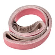 PFERD TOOLS Keramikkorn Schleifband BA 75x2500mm CO40 höchster Abtrag auf Stahl mit Bandschleifer