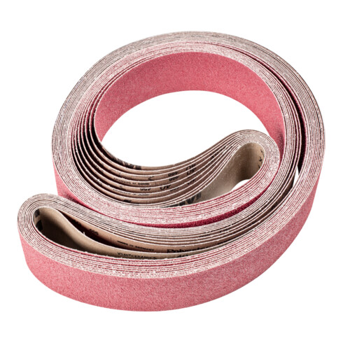 PFERD TOOLS Keramikkorn Schleifband BA 75x2500mm CO40 höchster Abtrag auf Stahl mit Bandschleifer