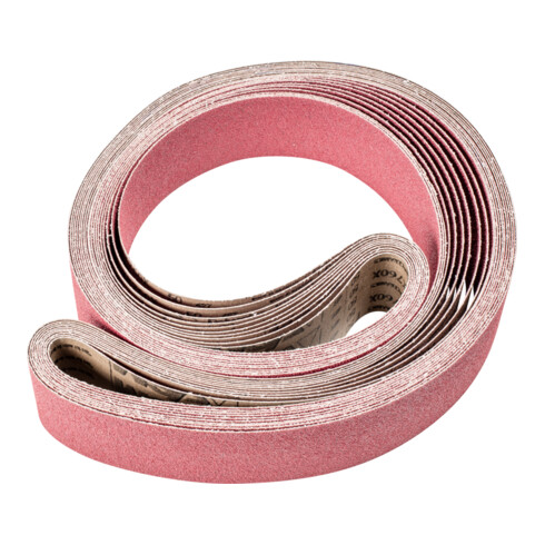 PFERD TOOLS Keramikkorn Schleifband BA 75x2500mm CO50 höchster Abtrag auf Stahl mit Bandschleifer