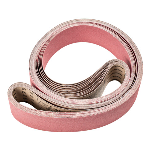 PFERD TOOLS Keramikkorn Schleifband BA 75x2500mm CO80 höchster Abtrag auf Stahl mit Bandschleifer