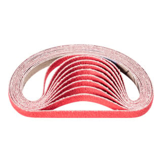 PFERD TOOLS Keramikkorn Schleifband BA 9x305 mm CO-COOL80 für Edelstahl-Schliff mit Bandschleifer