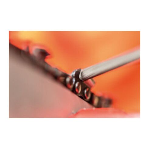 PFERD TOOLS Kettensägefeile Rund Ø 3,2x200mm Classic Line in 3er-Kunststoffhülle