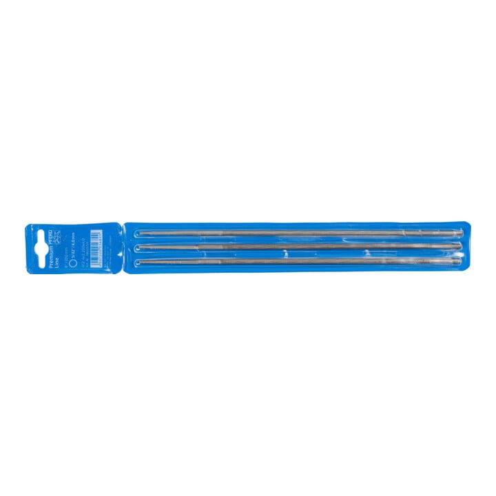 PFERD TOOLS Kettensägefeile Rund Ø 4,0x200mm Premium Line in 3er-Kunststoffhülle