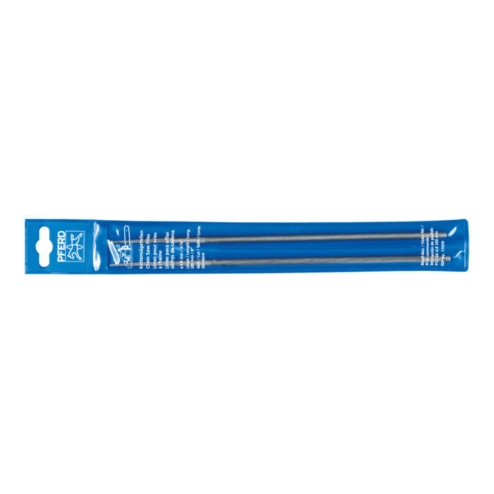 PFERD TOOLS Kettensägefeile Rund Ø 4,8x200mm Classic Line in 2er-Kunststoffhülle