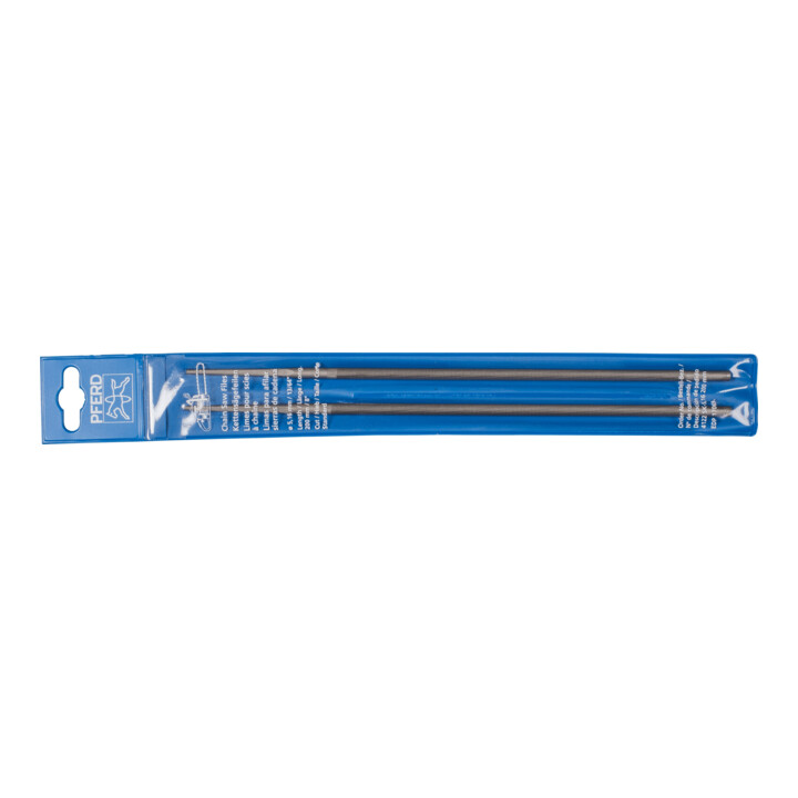 PFERD TOOLS Kettensägefeile Rund Ø 5,16x200mm Classic Line in 2er-Kunststoffhülle