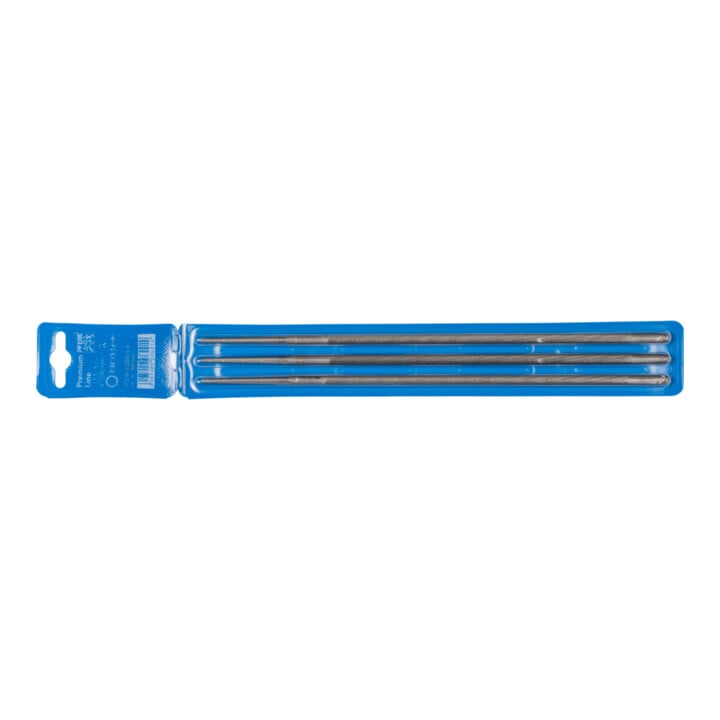 PFERD TOOLS Kettensägefeile Rund Ø 5,5x200mm Premium Line in 3er-Kunststoffhülle