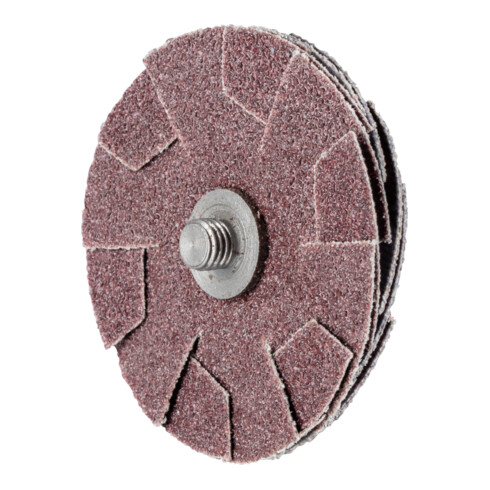 PFERD TOOLS Kissenschleifer KS Ø 50x5 mm Gewinde 1/4-28 UNF A 80 zum Schleifen schmaler Schlitze