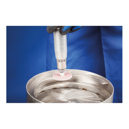 PFERD TOOLS Kissenschleifer KS Ø 50x5 mm Gewinde 1/4-28 UNF A 80 zum Schleifen schmaler Schlitze