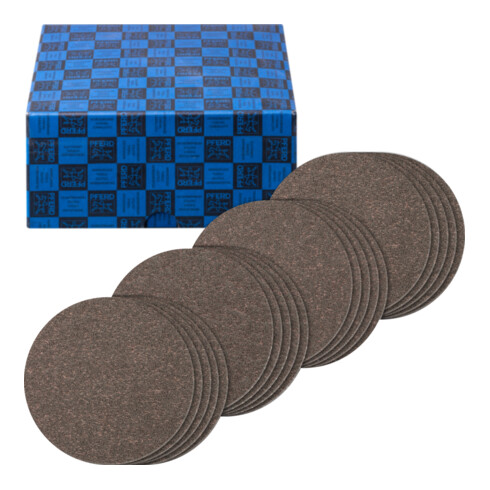 PFERD TOOLS Klettronden-Set Fein Compactkorn 20-tlg. Ø 125 mm CK180,240,320,400 für Winkelschleifer