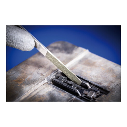 PFERD TOOLS Konische Diamantfeile 10x170mm D46 (fein) für besonders enge, tiefliegende Konturen