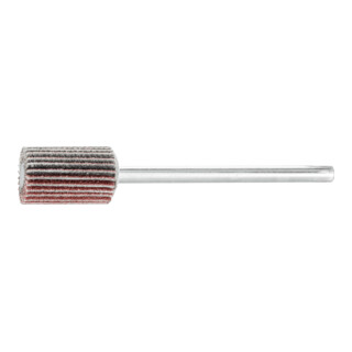 PFERD TOOLS Korund Fächerschleifer F Ø 10x15 mm Schaft-Ø 3 mm A150 für Feinschliff und Finish