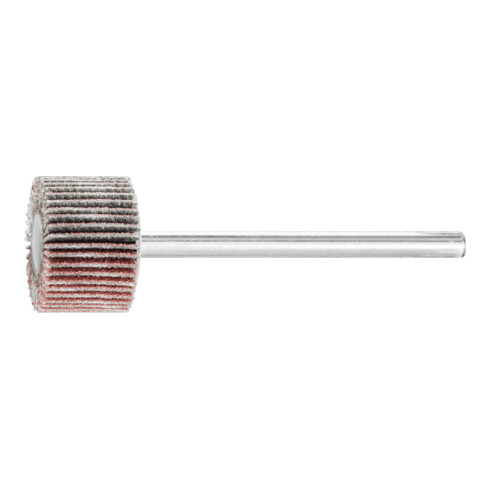 PFERD TOOLS Korund Fächerschleifer F Ø 15x10mm Schaft-Ø 3 mm A180 für Feinschliff und Finish