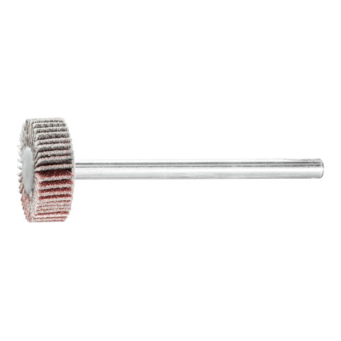 PFERD TOOLS Korund Fächerschleifer F Ø 15x5 mm Schaft-Ø 3 mm A180 für Feinschliff und Finish