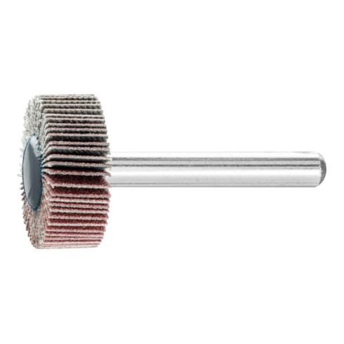 PFERD TOOLS Korund Fächerschleifer F Ø 25x10mm Schaft-Ø 6 mm A180 für Feinschliff und Finish