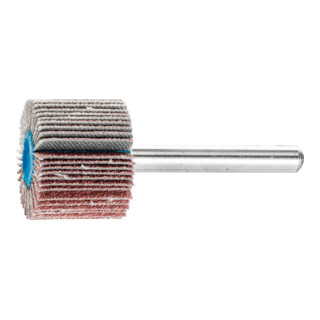 PFERD TOOLS Korund Fächerschleifer F Ø 25x20mm Schaft-Ø 6 mm A80 für Feinschliff und Finish