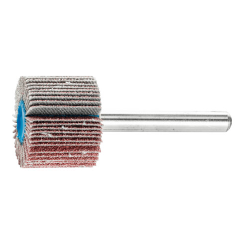 PFERD TOOLS Korund Fächerschleifer F Ø 25x20mm Schaft-Ø 6 mm A80 für Feinschliff und Finish