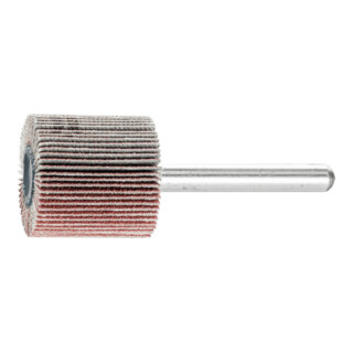 PFERD TOOLS Korund Fächerschleifer F Ø 25x25 mm Schaft-Ø 6 mm A120 für Feinschliff und Finish