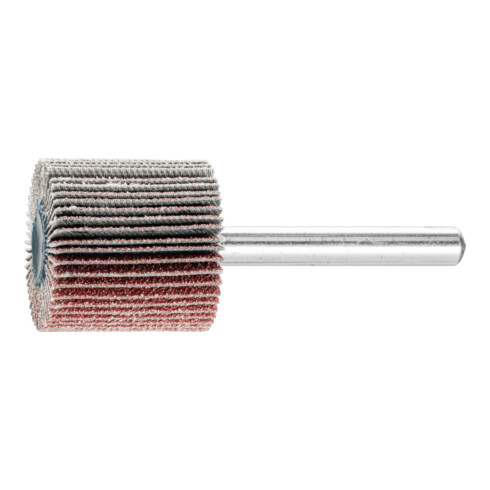 PFERD TOOLS Korund Fächerschleifer F Ø 25x25 mm Schaft-Ø 6 mm A80 für Feinschliff und Finish