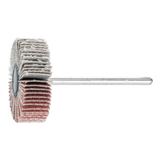 PFERD TOOLS Korund Fächerschleifer F Ø 30x10mm Schaft-Ø 3 mm A120 für Feinschliff und Finish