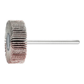 PFERD TOOLS Korund Fächerschleifer F Ø 30x10mm Schaft-Ø 3 mm A150 für Feinschliff und Finish