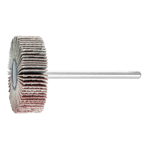 PFERD TOOLS Korund Fächerschleifer F Ø 30x10mm Schaft-Ø 3 mm A150 für Feinschliff und Finish
