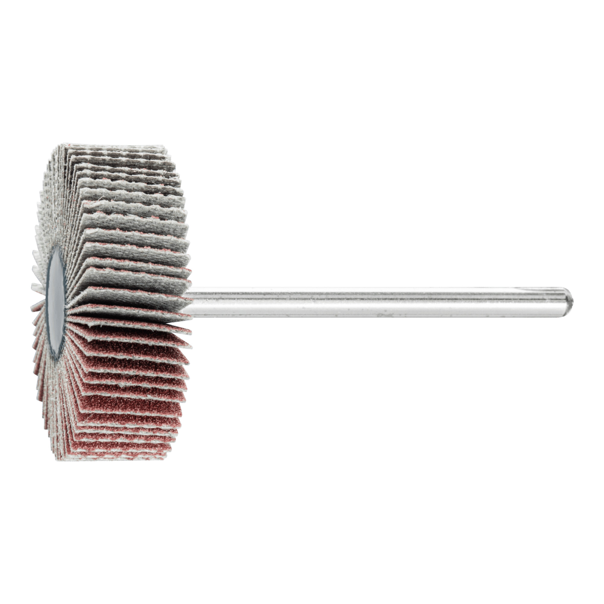 PFERD TOOLS Korund Fächerschleifer F Ø 30x10mm Schaft-Ø 3 mm A180 für Feinschliff und Finish