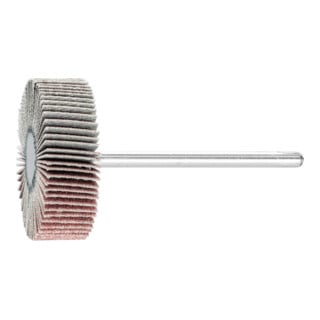 PFERD TOOLS Korund Fächerschleifer F Ø 30x10mm Schaft-Ø 3 mm A240 für Feinschliff und Finish