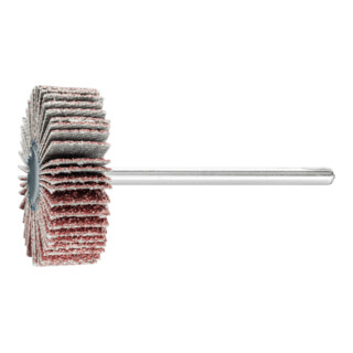 PFERD TOOLS Korund Fächerschleifer F Ø 30x10mm Schaft-Ø 3 mm A60 für Feinschliff und Finish