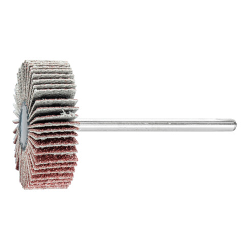 PFERD TOOLS Korund Fächerschleifer F Ø 30x10mm Schaft-Ø 3 mm A80 für Feinschliff und Finish