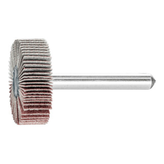 PFERD TOOLS Korund Fächerschleifer F Ø 30x10mm Schaft-Ø 6 mm A150 für Feinschliff und Finish