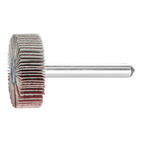 PFERD TOOLS Korund Fächerschleifer F Ø 30x10mm Schaft-Ø 6 mm A150 für Feinschliff und Finish