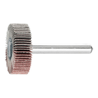 PFERD TOOLS Korund Fächerschleifer F Ø 30x10mm Schaft-Ø 6 mm A180 für Feinschliff und Finish