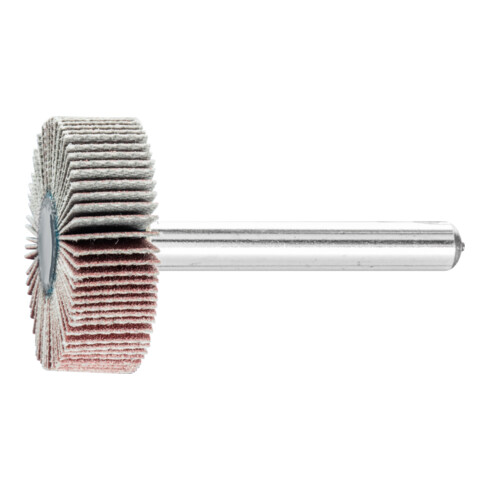 PFERD TOOLS Korund Fächerschleifer F Ø 30x10mm Schaft-Ø 6 mm A240 für Feinschliff und Finish