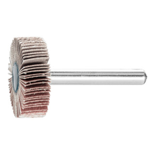 PFERD TOOLS Korund Fächerschleifer F Ø 30x10mm Schaft-Ø 6 mm A400 für Feinschliff und Finish