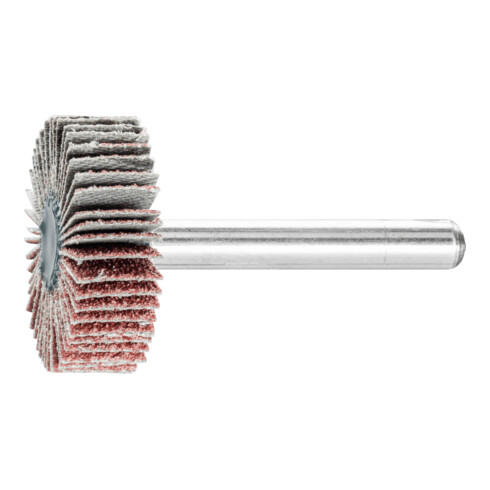 PFERD TOOLS Korund Fächerschleifer F Ø 30x10mm Schaft-Ø 6 mm A60 für Feinschliff und Finish