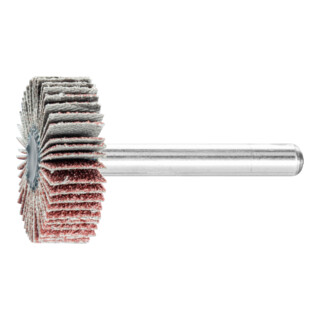 PFERD TOOLS Korund Fächerschleifer F Ø 30x10mm Schaft-Ø 6 mm A60 für Feinschliff und Finish