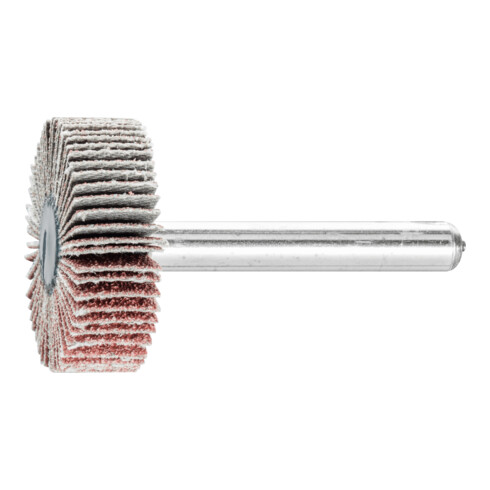 PFERD TOOLS Korund Fächerschleifer F Ø 30x10mm Schaft-Ø 6 mm A80 für Feinschliff und Finish
