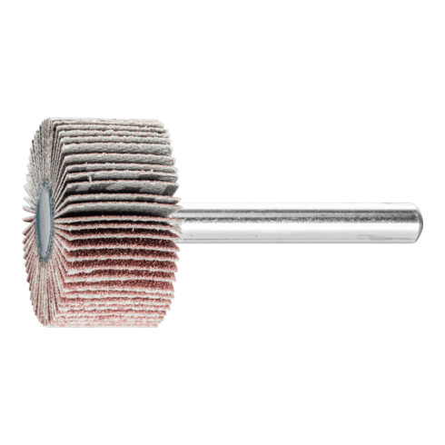 PFERD TOOLS Korund Fächerschleifer F Ø 30x15 mm Schaft-Ø 6 mm A120 für Feinschliff und Finish