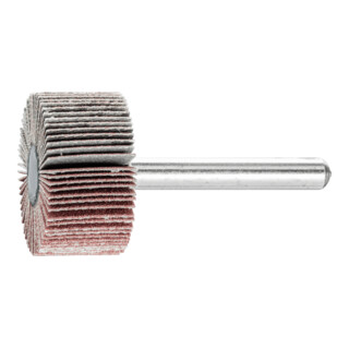 PFERD TOOLS Korund Fächerschleifer F Ø 30x15 mm Schaft-Ø 6 mm A180 für Feinschliff und Finish