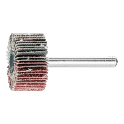 PFERD TOOLS Korund Fächerschleifer F Ø 30x15 mm Schaft-Ø 6 mm A80 für Feinschliff und Finish