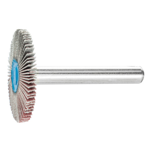 PFERD TOOLS Korund Fächerschleifer F Ø 30x3 mm Schaft-Ø 6 mm A240 für Feinschliff und Finish