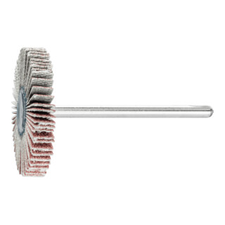 PFERD TOOLS Korund Fächerschleifer F Ø 30x5 mm Schaft-Ø 3 mm A120 für Feinschliff und Finish
