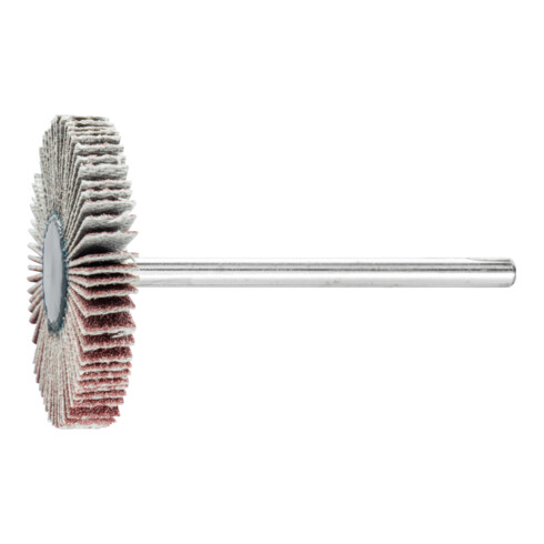 PFERD TOOLS Korund Fächerschleifer F Ø 30x5 mm Schaft-Ø 3 mm A150 für Feinschliff und Finish
