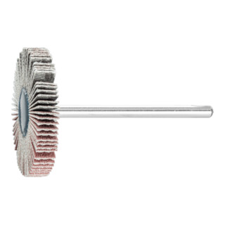 PFERD TOOLS Korund Fächerschleifer F Ø 30x5 mm Schaft-Ø 3 mm A240 für Feinschliff und Finish