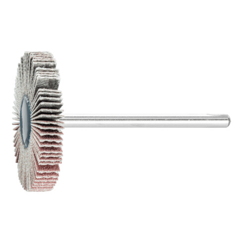 PFERD TOOLS Korund Fächerschleifer F Ø 30x5 mm Schaft-Ø 3 mm A240 für Feinschliff und Finish