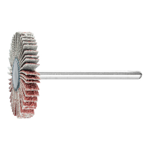 PFERD TOOLS Korund Fächerschleifer F Ø 30x5 mm Schaft-Ø 3 mm A60 für Feinschliff und Finish