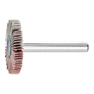 PFERD TOOLS Korund Fächerschleifer F Ø 30x5 mm Schaft-Ø 6 mm A120 für Feinschliff und Finish