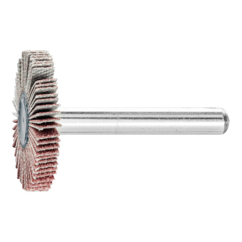PFERD TOOLS Korund Fächerschleifer F Ø 30x5 mm Schaft-Ø 6 mm A120 für Feinschliff und Finish