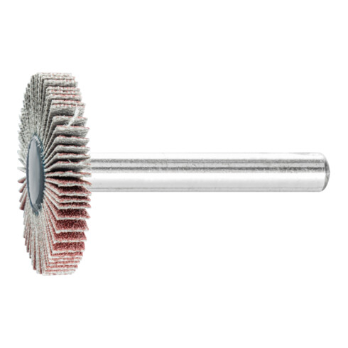 PFERD TOOLS Korund Fächerschleifer F Ø 30x5 mm Schaft-Ø 6 mm A150 für Feinschliff und Finish