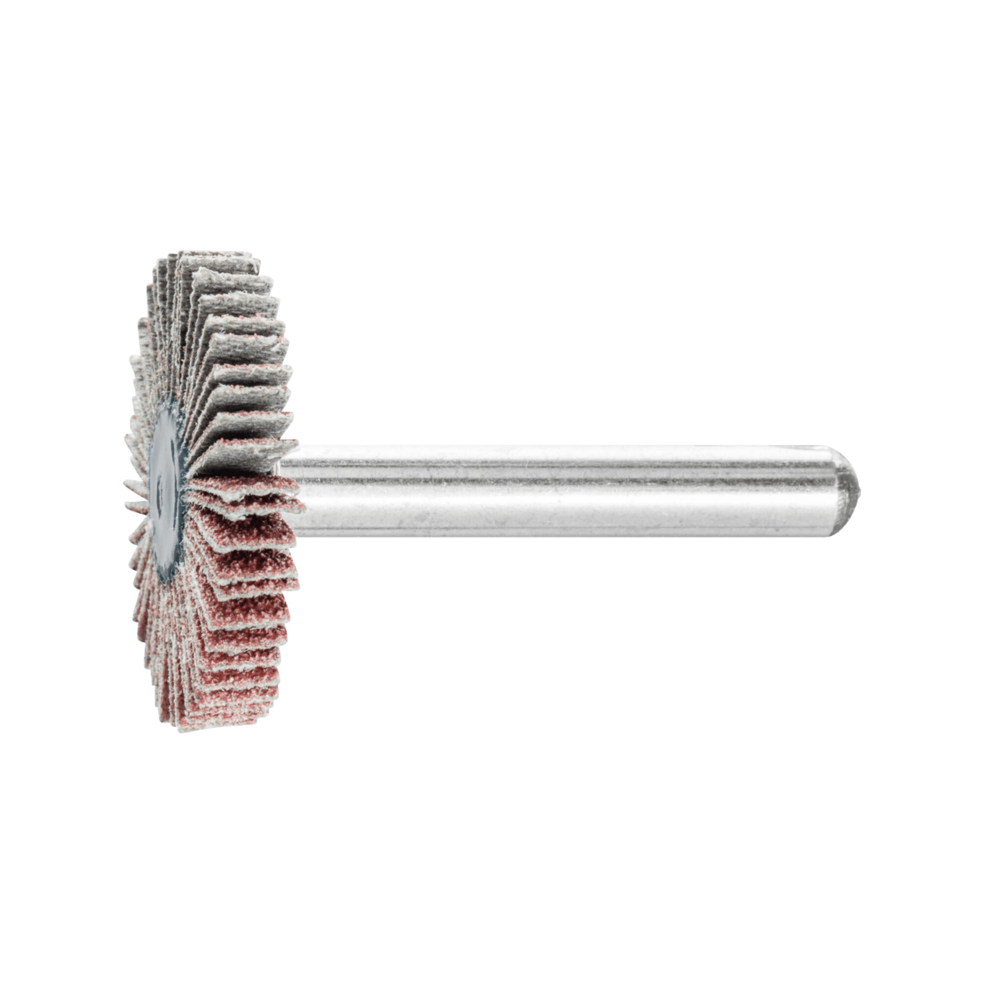 PFERD TOOLS Korund Fächerschleifer F Ø 30x5 mm Schaft-Ø 6 mm A80 für Feinschliff und Finish